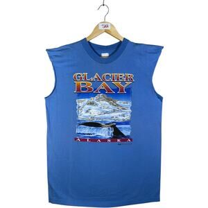 Vintage Princess Glacier Bay Alaska Crewneck Muscle Sleeves Tank Top XL